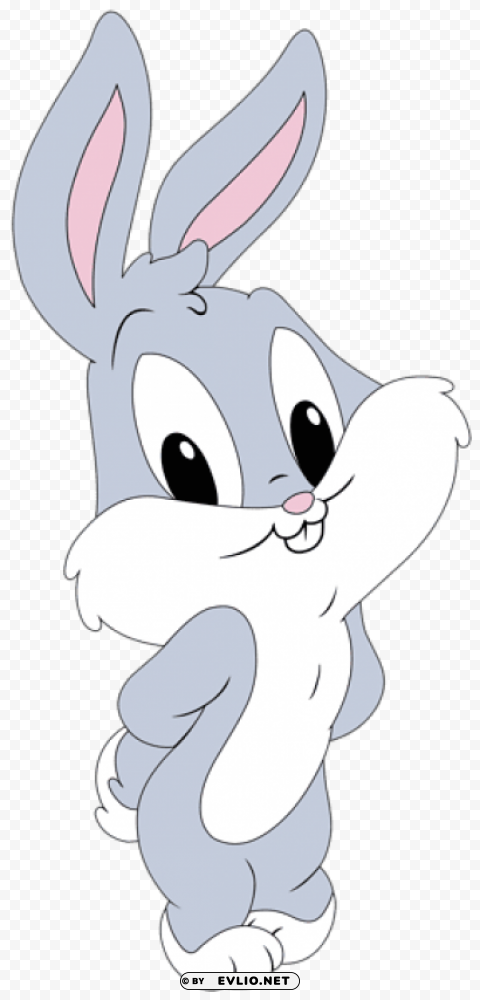 bugs bunny baby Isolated Character in Clear Transparent PNG