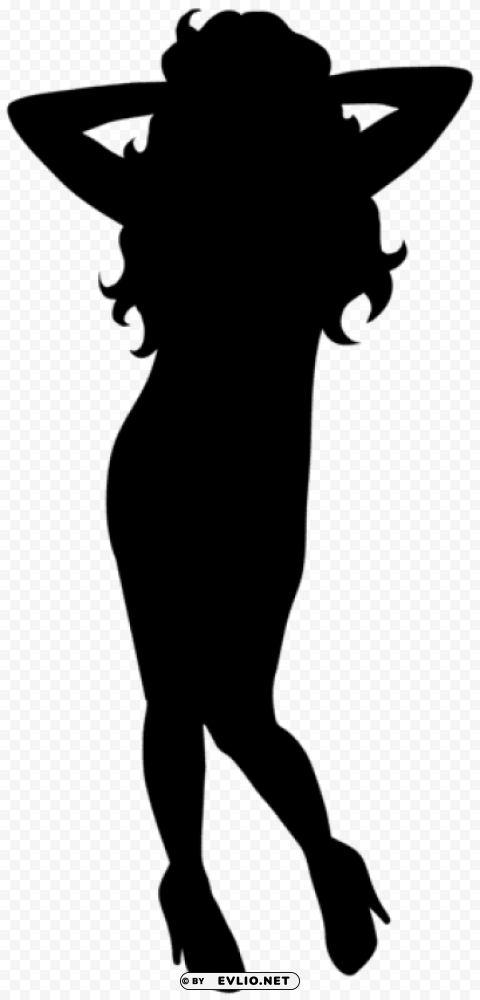 dancing woman silhouette HighQuality Transparent PNG Isolated Artwork