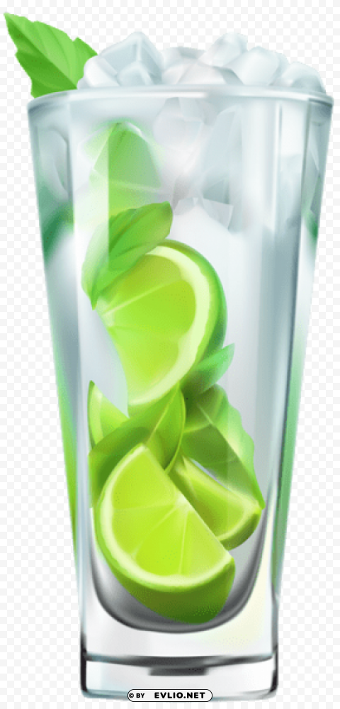 mojito cocktail HighQuality PNG Isolated on Transparent Background
