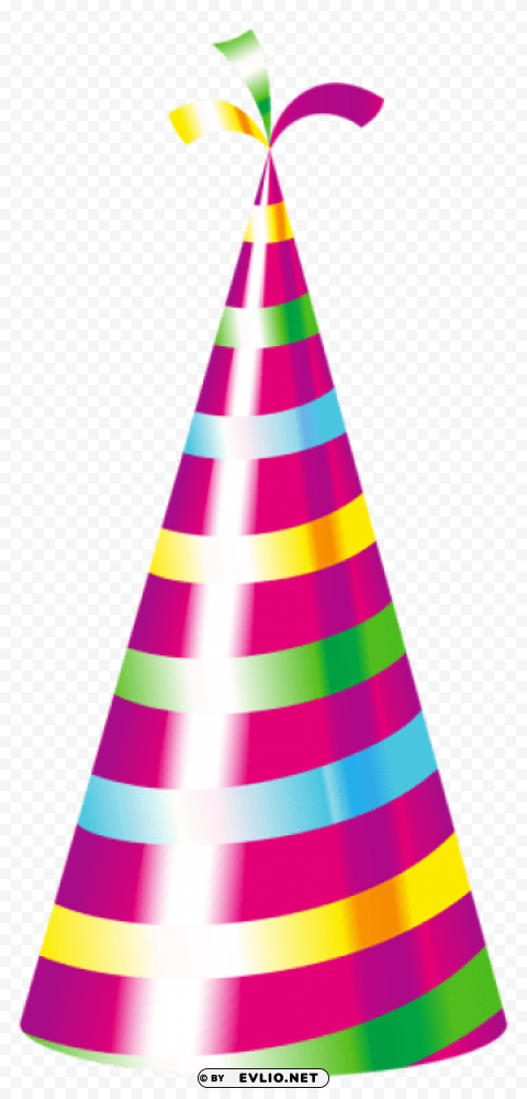 party hat Transparent Cutout PNG Graphic Isolation