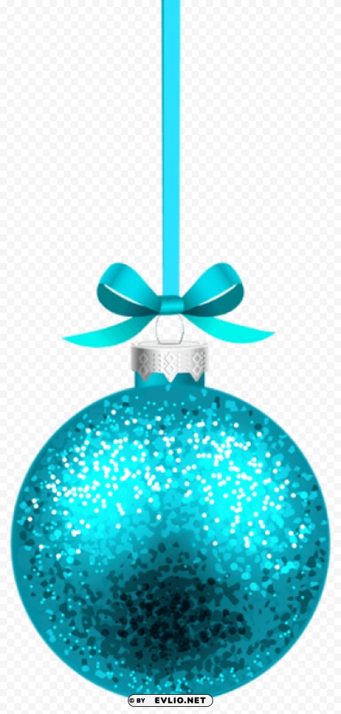 blue christmas hanging ball PNG files with clear backdrop collection