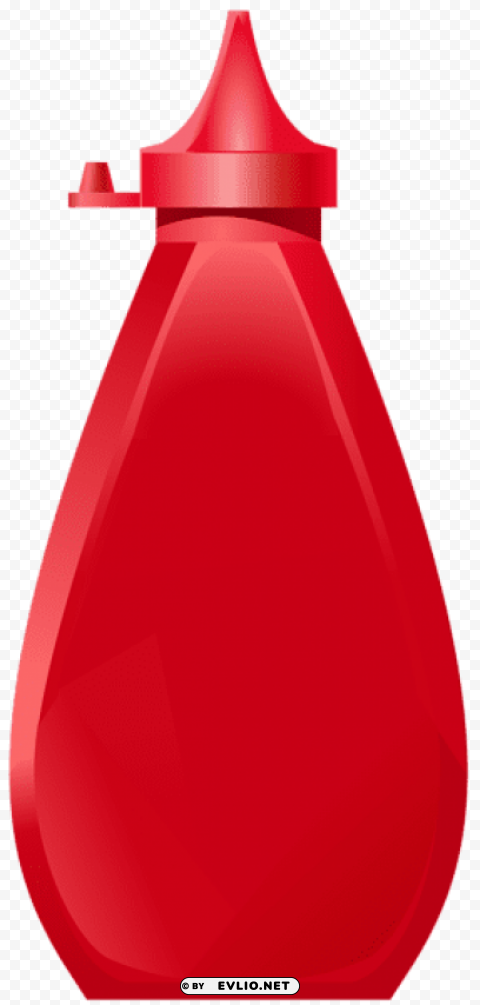 ketchup Isolated Design Element on Transparent PNG