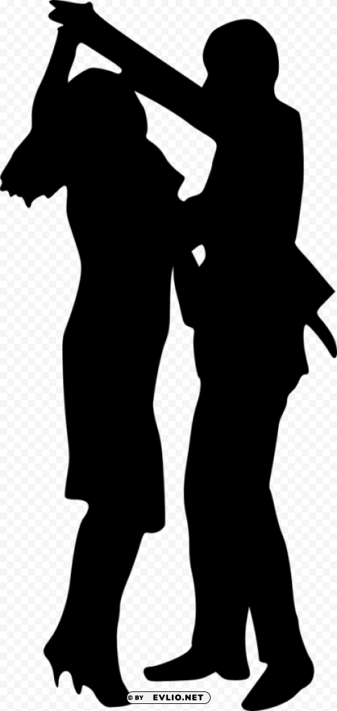 Couple Dancing Silhouette PNG For Photoshop