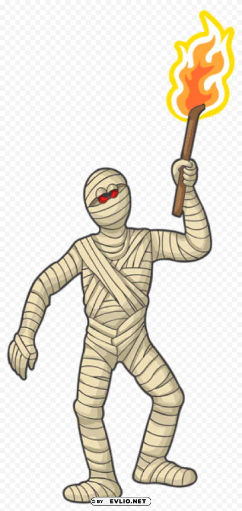 Halloween Mummy PNG Files With Clear Backdrop Assortment