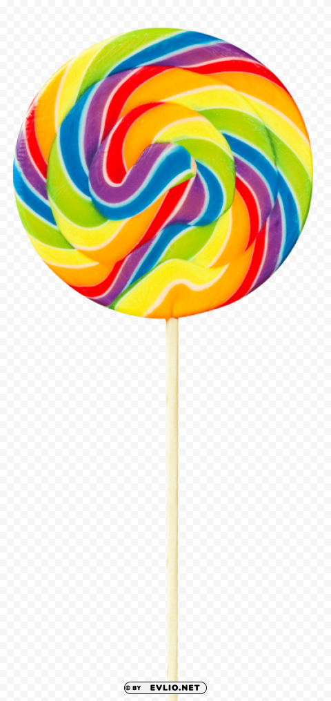swirl lollipop Isolated Subject with Clear PNG Background