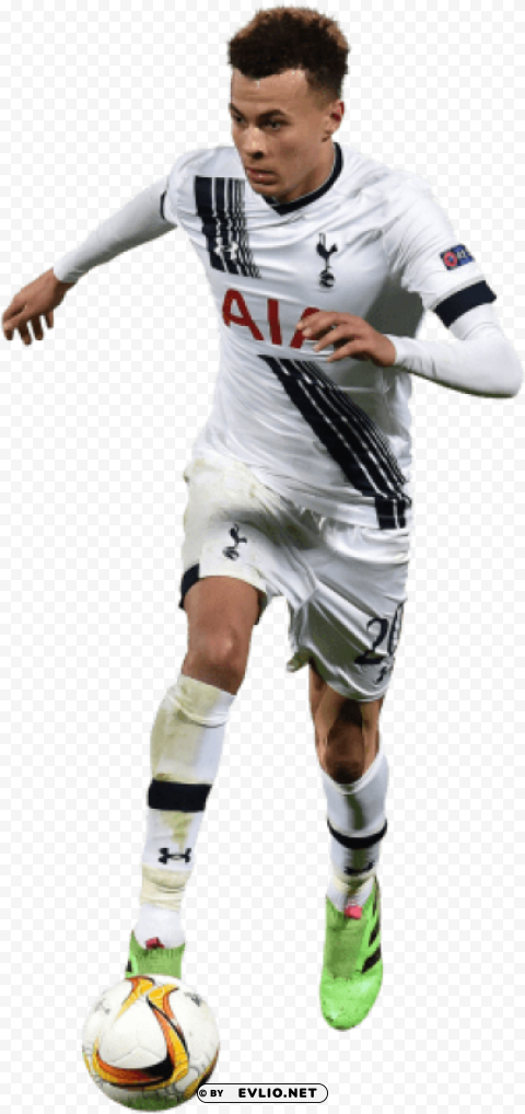 dele alli Clean Background Isolated PNG Graphic Detail