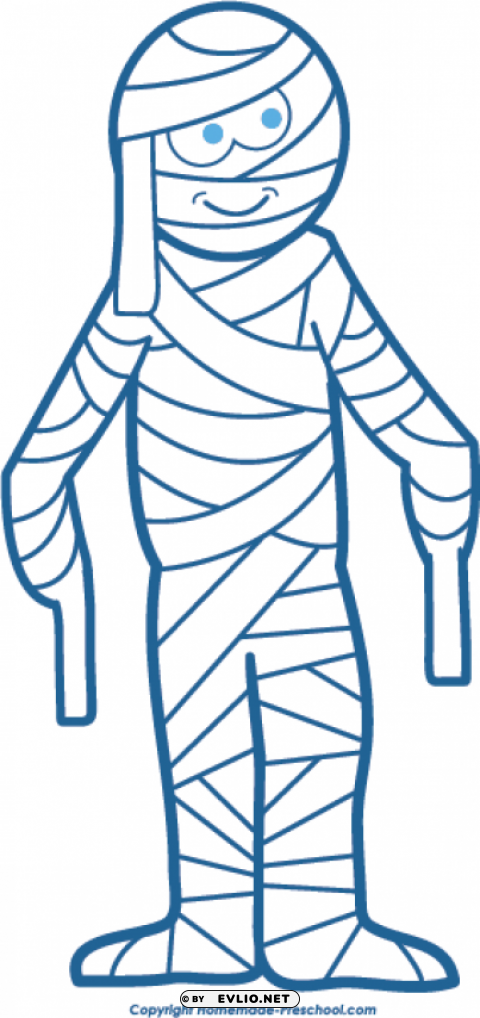 halloween mummy 5 Isolated Subject in Clear Transparent PNG