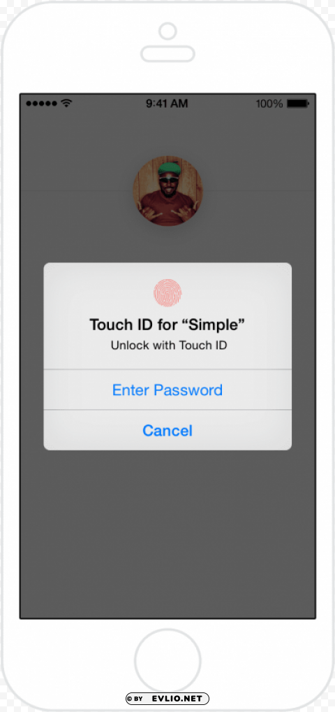 use touch id Isolated Design Element in Clear Transparent PNG