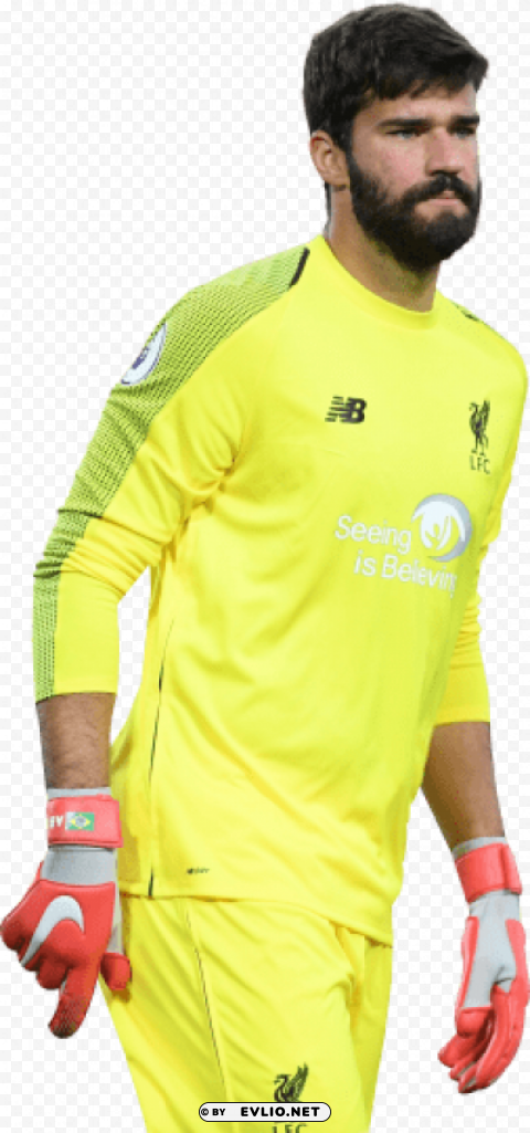 alisson becker PNG file without watermark