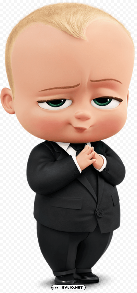 boss baby PNG Isolated Subject on Transparent Background