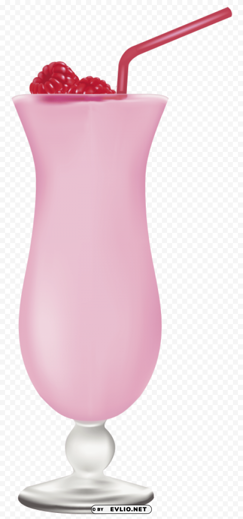 cocktail glass with raspberries PNG picture