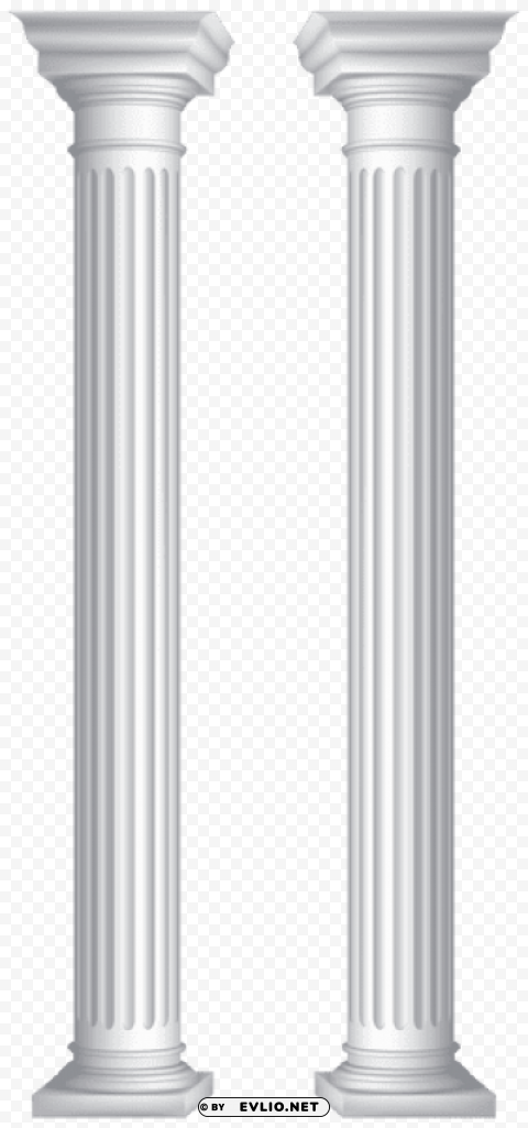 columns PNG Graphic Isolated with Clear Background
