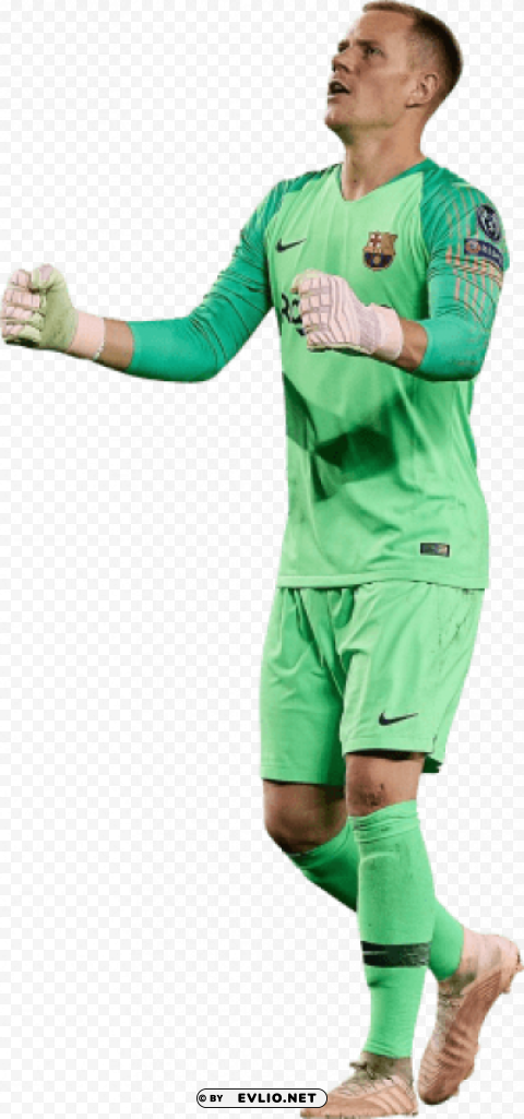 marc-andré ter stegen Clean Background Isolated PNG Art
