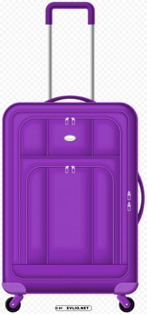 purple travel bag Free PNG images with clear backdrop
