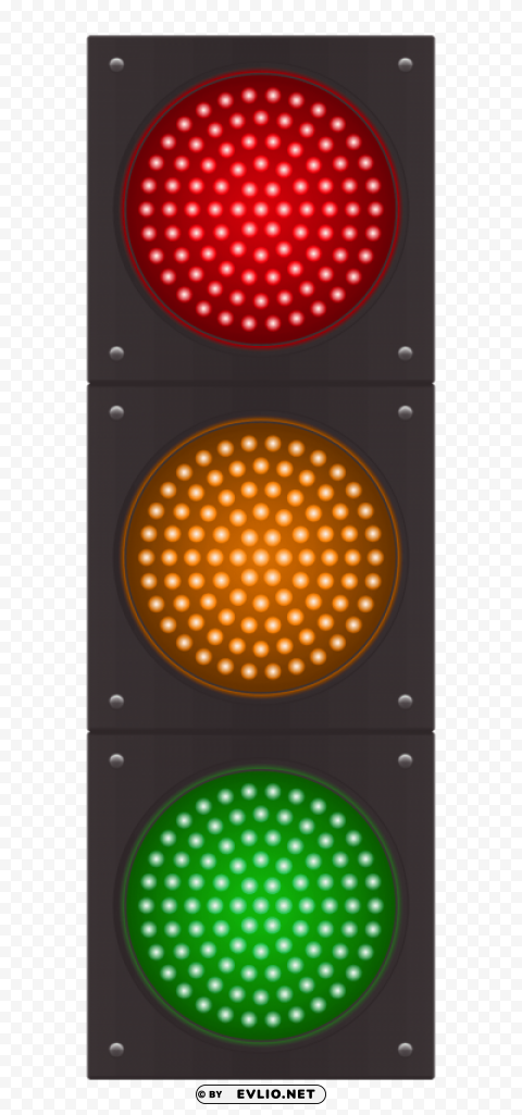 Traffic Light Vector PNG Isolated Illustration With Clarity