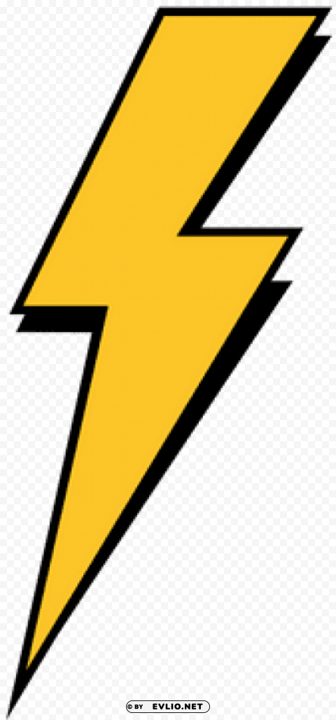 lightning bolt Isolated Illustration in HighQuality Transparent PNG