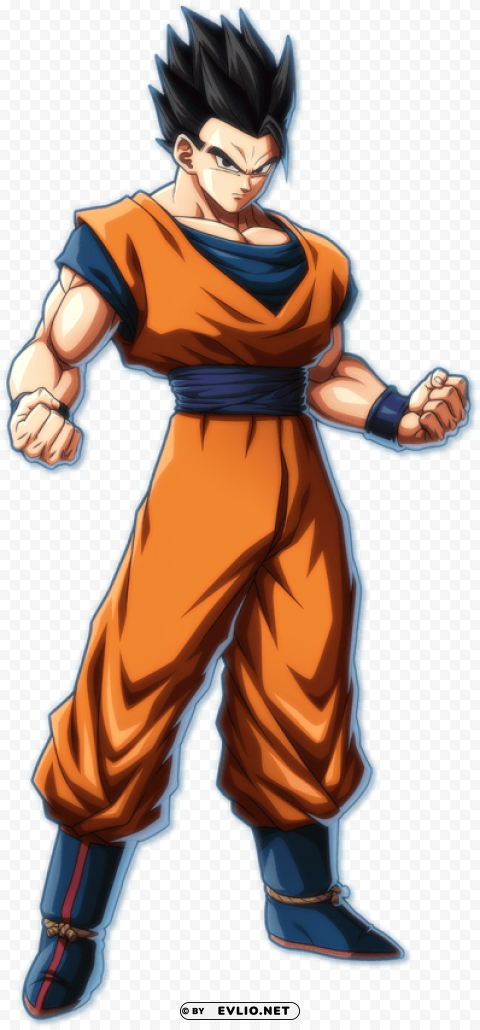 dragon ball fighterz gohan HighQuality Transparent PNG Isolated Artwork