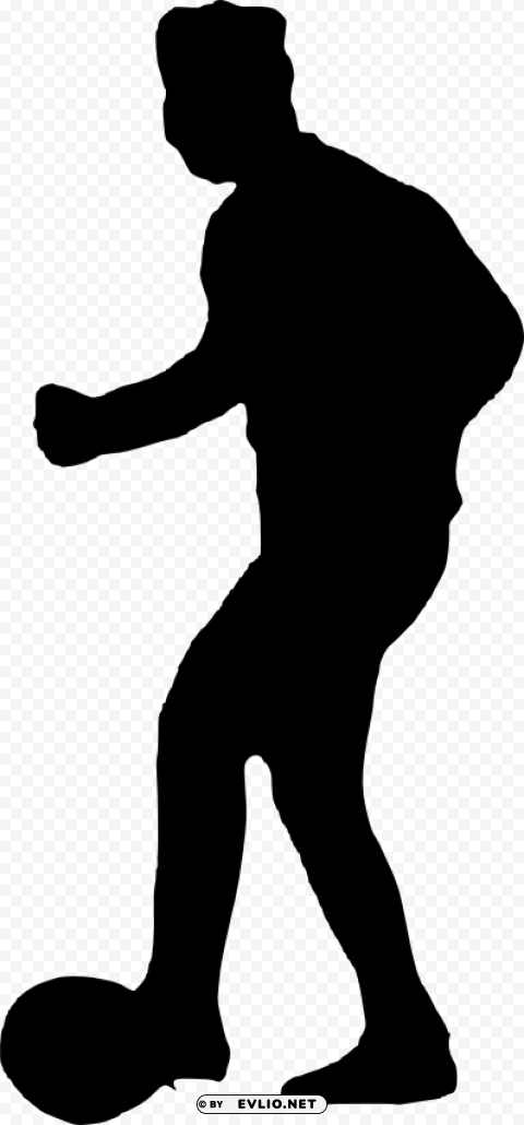 football player silhouette Transparent PNG graphics assortment