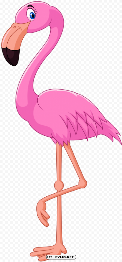 pink flamingo Isolated Graphic on Clear Transparent PNG