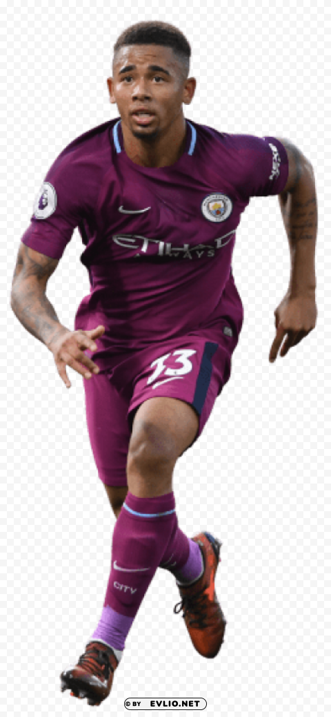 Download gabriel jesus PNG Image with Isolated Graphic png images background ID ade87915