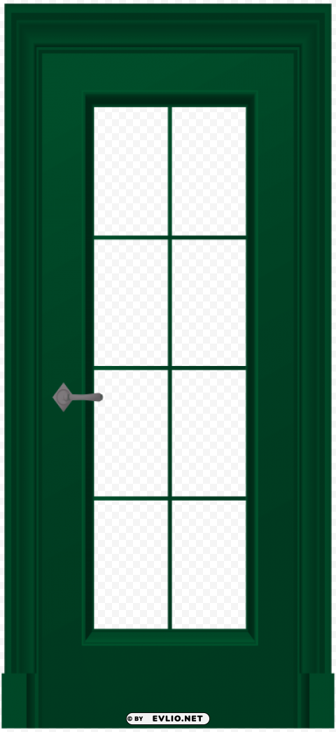 green door PNG images with alpha channel selection