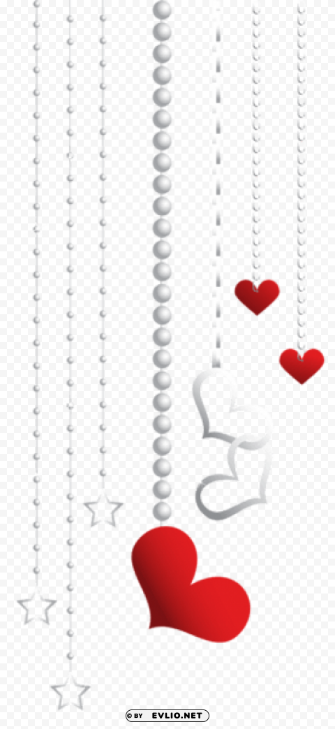 valentine's day decoration Isolated Element in Clear Transparent PNG