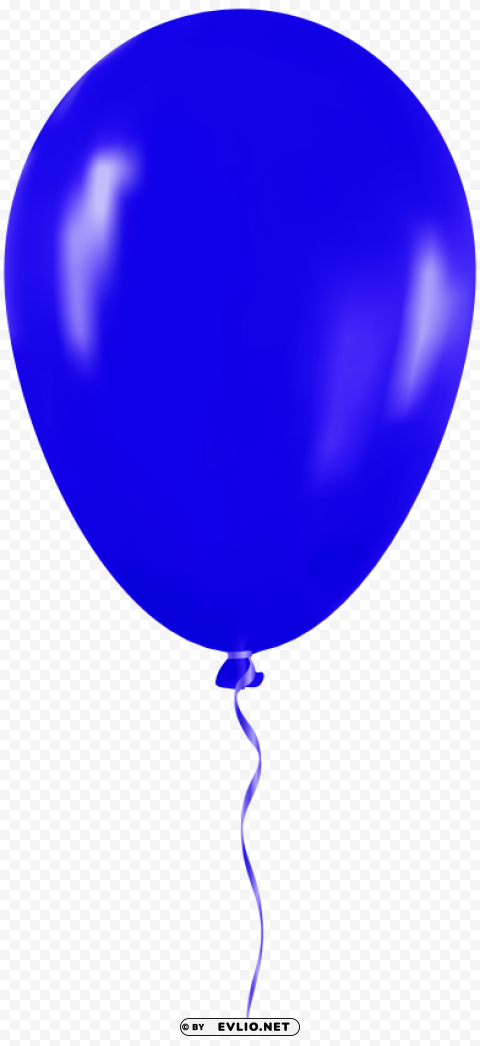 blue balloon PNG graphics with transparency clipart png photo - a03669b8