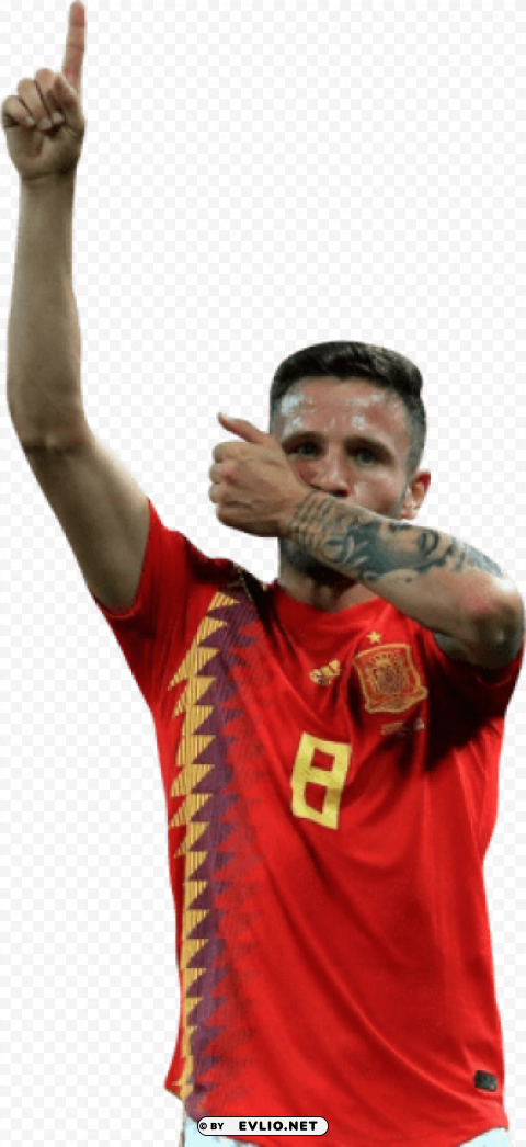 Saúl Ñíguez PNG Image With Isolated Graphic