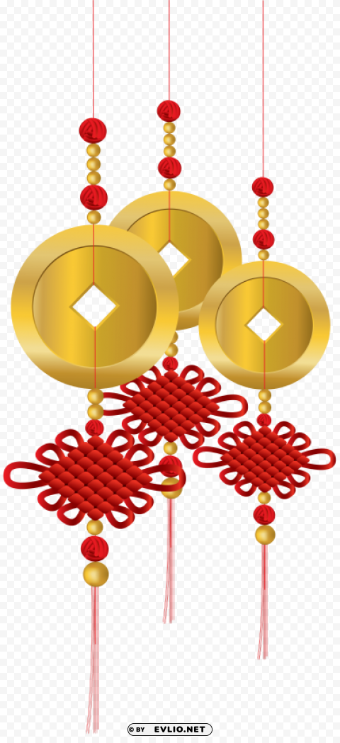 chinese knot decoration PNG images with alpha mask