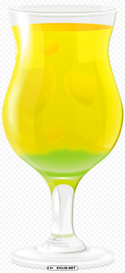 Yellow Drink Isolated Object On Transparent PNG