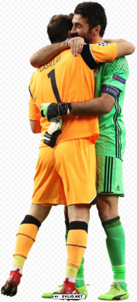 iker casillas & gianluigi buffon Isolated Icon in Transparent PNG Format