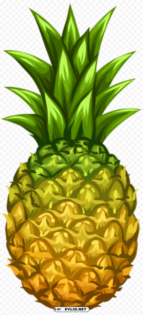 Pineapple Clear Background PNG Isolated Graphic