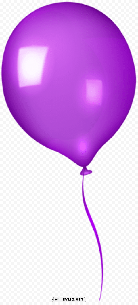 purple balloon PNG with no background free download