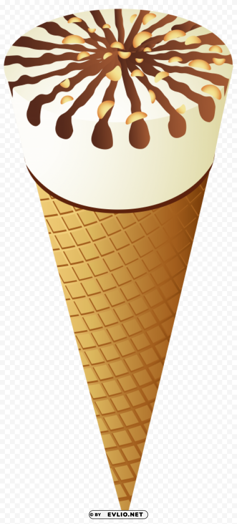 ice cream cone Transparent Background Isolated PNG Item clipart png photo - b29f551d