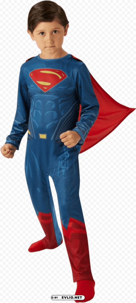 superman costume for kids Isolated Design Element in HighQuality Transparent PNG