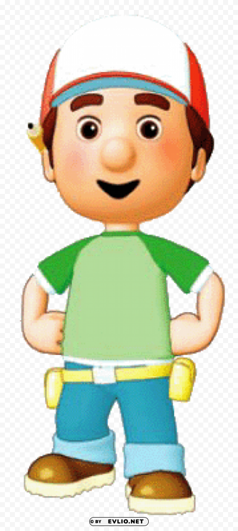 handy manny posing PNG images with no fees