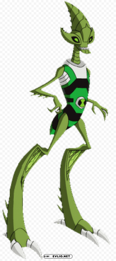 ben 10 crashhopper Isolated Graphic on Clear Transparent PNG