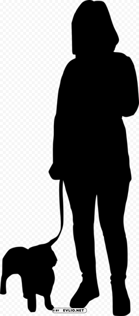 dog walking silhouette Transparent art PNG