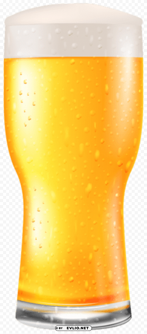 glass with beer PNG images with alpha mask