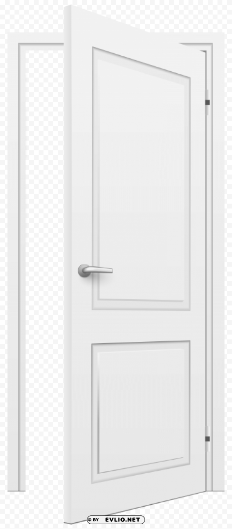 open door white PNG images with alpha transparency selection