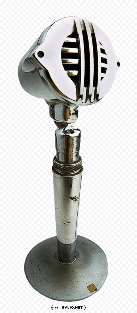 retro microphone on stand High-definition transparent PNG