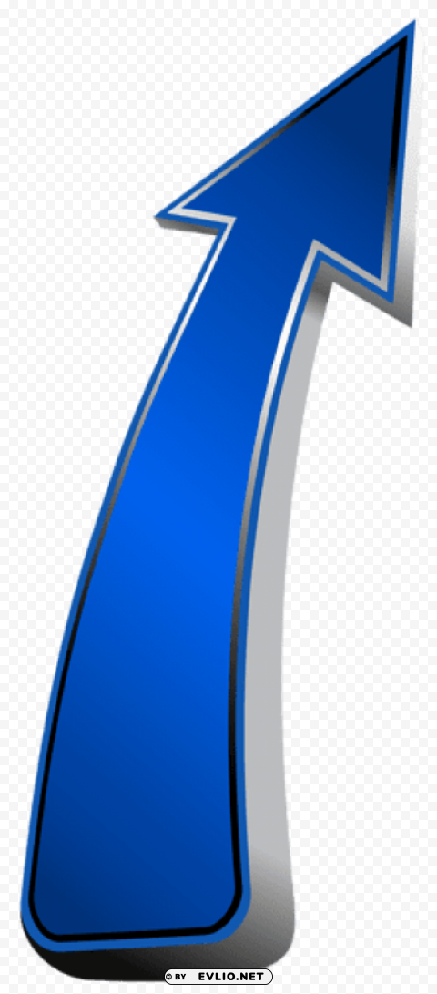 up arrow blue Isolated Item on Transparent PNG Format clipart png photo - d2c53798