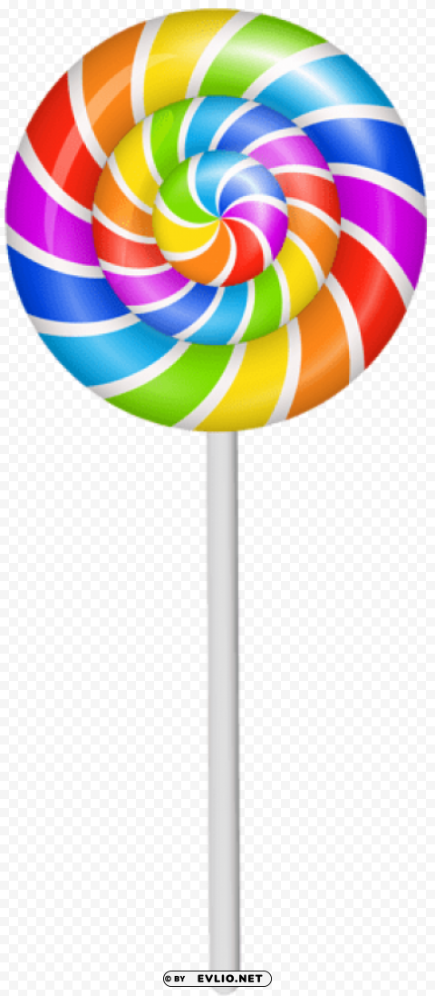 colorful lollipop Isolated Subject in HighQuality Transparent PNG