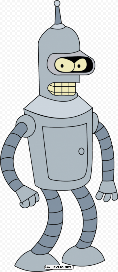 futurama bender PNG Image with Clear Background Isolation