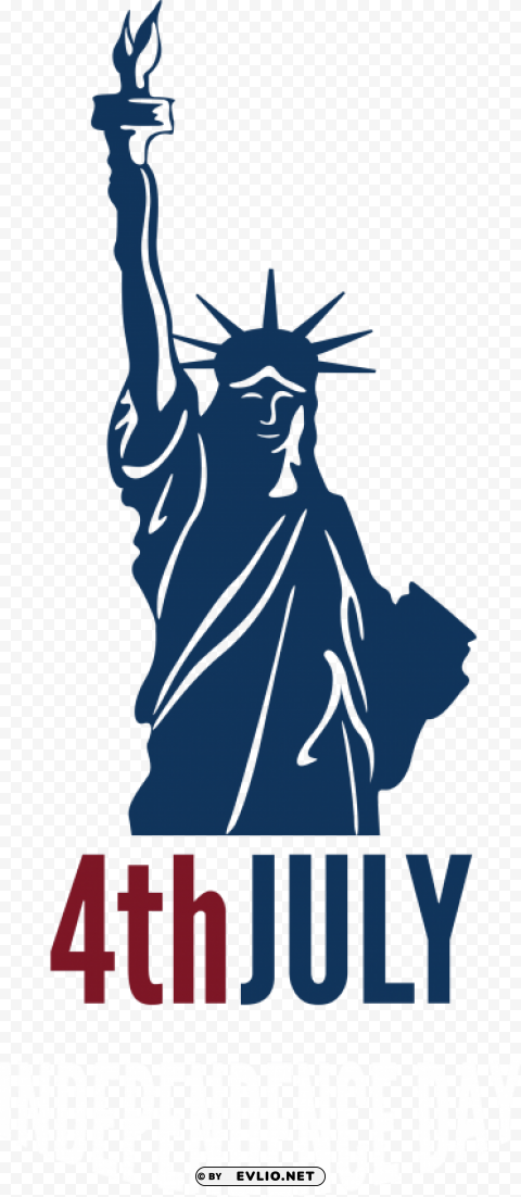 4th july independence day with statue of liberty png image Alpha channel PNGs