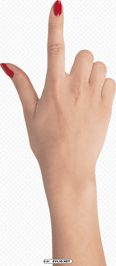 one finger hand with r PNG without watermark free