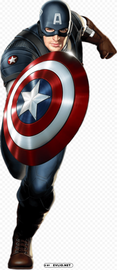 captain america Isolated Design in Transparent Background PNG clipart png photo - 3e43ff51