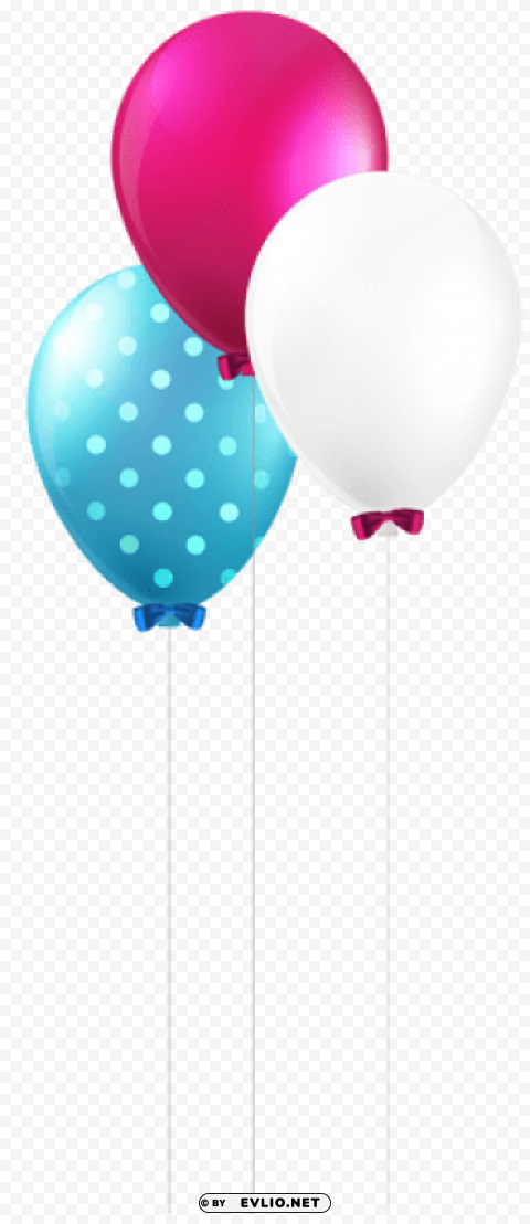 balloons PNG Image with Transparent Background Isolation