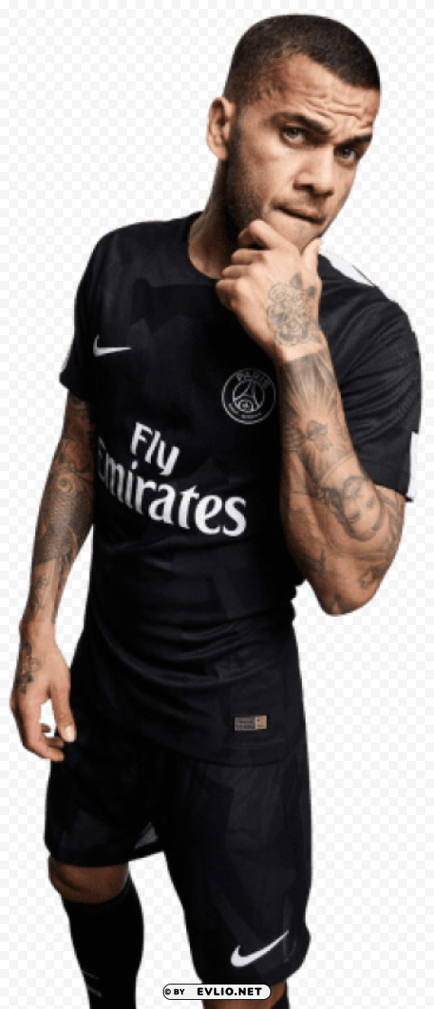 dani alves Isolated Element on HighQuality PNG