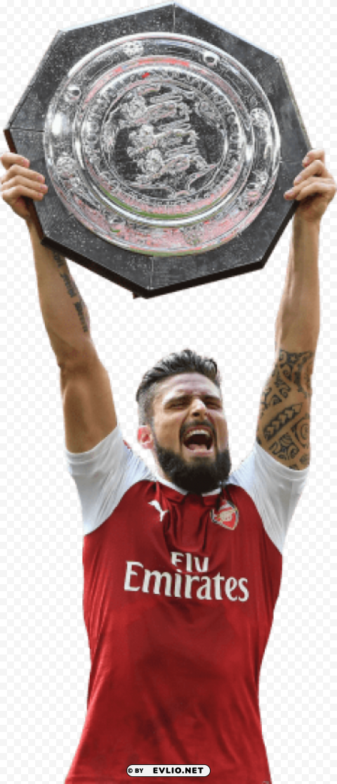 Olivier Giroud Clear Background PNG Elements